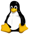 Graphic of Tux the Linux mascot.